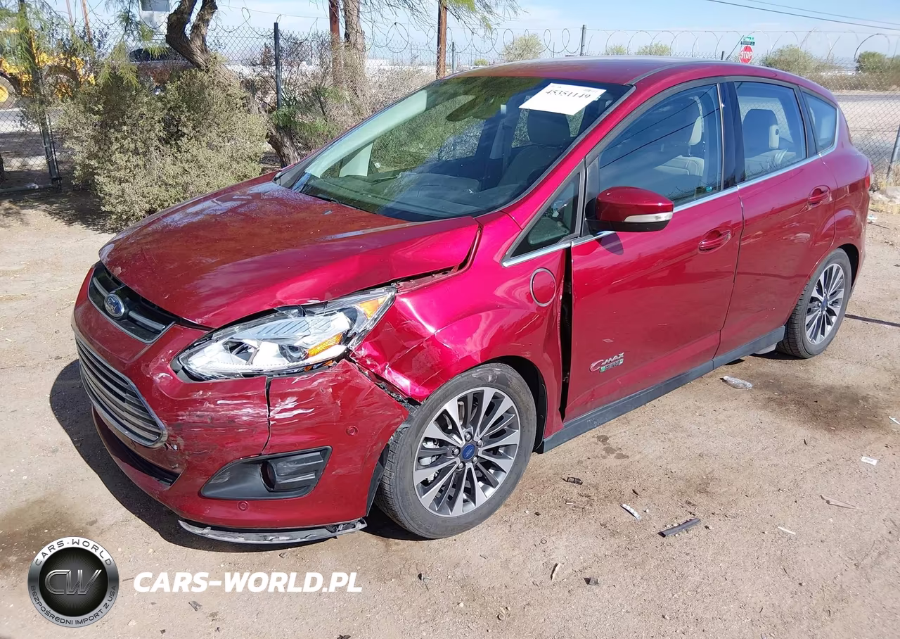 2017 Ford C-Max Energi Titanium VIN:1FADP5FU5HL110384 - 2