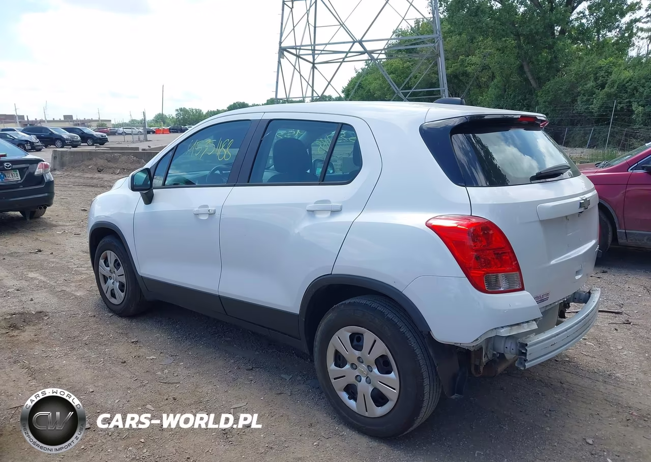 2015 Chevrolet Trax Ls VIN:3GNCJKSB6FL254450 - 3