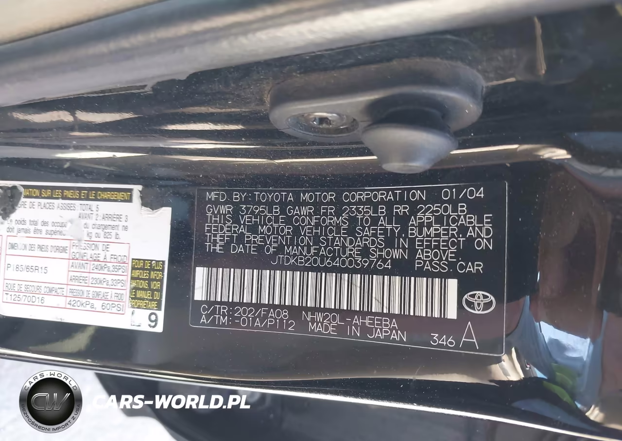 2004 Toyota Prius VIN:JTDKB20U640039764 - 9