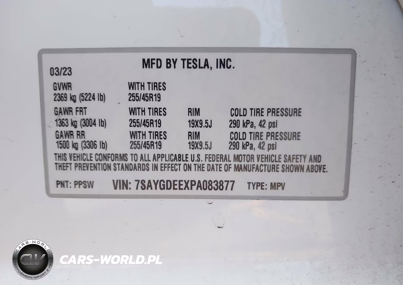 2023 Tesla Model Y Awd-Long Range Dual Motor All-Wheel Drive VIN:7SAYGDEEXPA083877 - 9