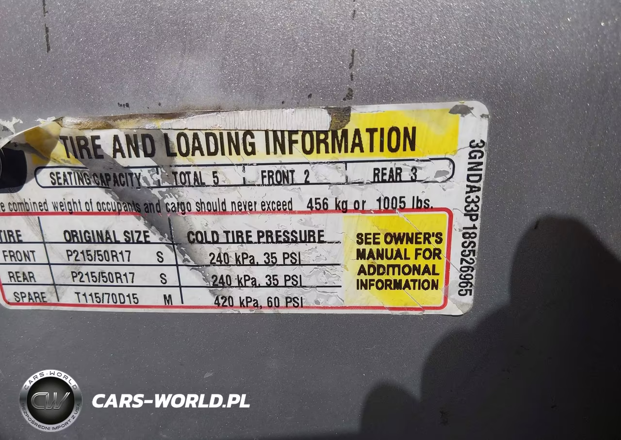 2008 Chevrolet Hhr Lt VIN:3GNDA33P18S526965 - 9