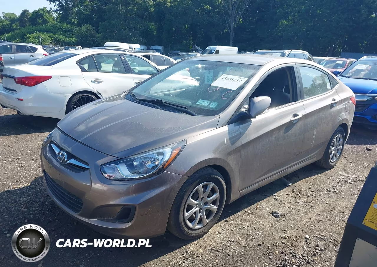 2013 Hyundai Accent Gls VIN:KMHCT4AE9DU569686 - 2