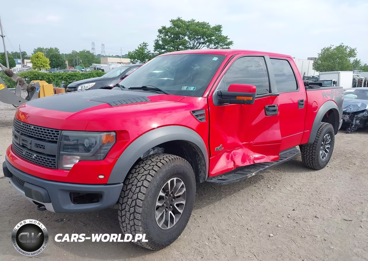 2013 Ford F-150 Svt Raptor VIN:1FTFW1R63DFB72161 - 2