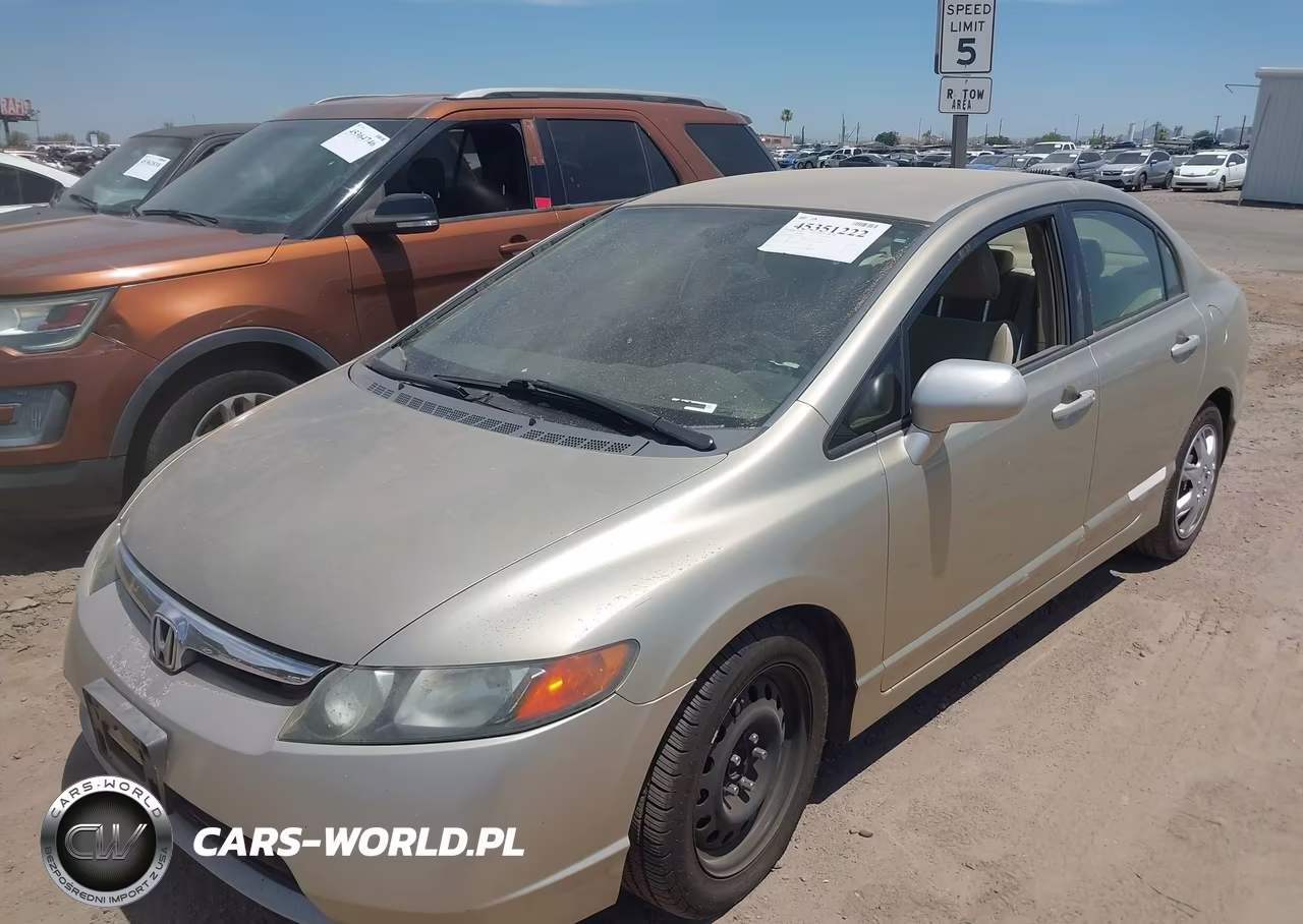 2007 Honda Civic Lx VIN:1HGFA155X7L074442 - 2
