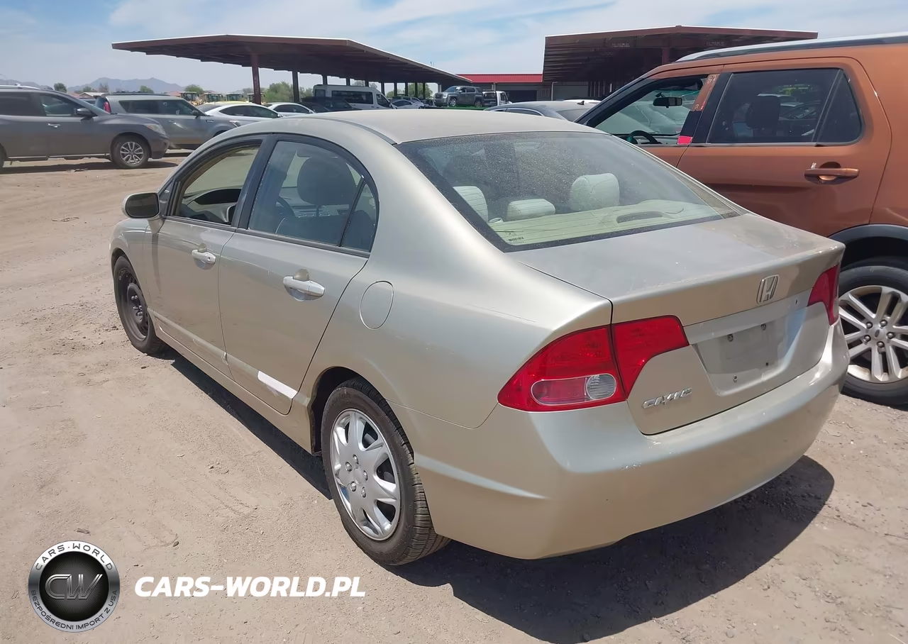 2007 Honda Civic Lx VIN:1HGFA155X7L074442 - 3