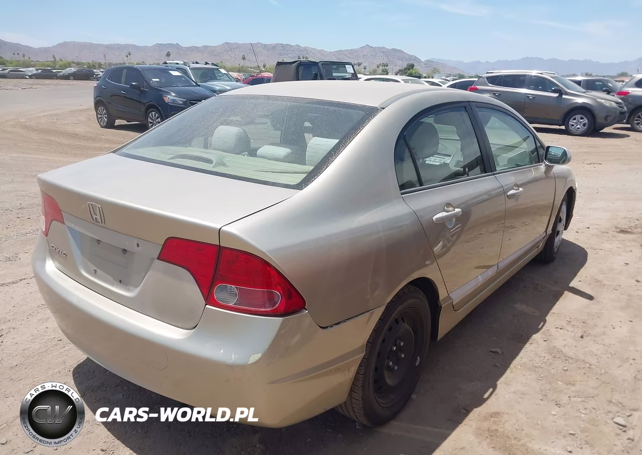 2007 Honda Civic Lx VIN:1HGFA155X7L074442 - 4