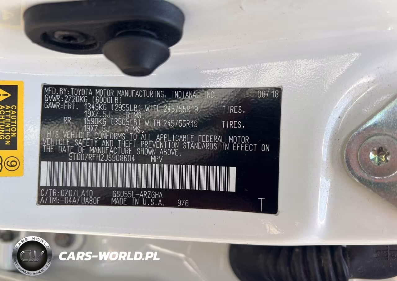 2018 Toyota Highlander Limited VIN:5TDDZRFH2JS908604 - 9