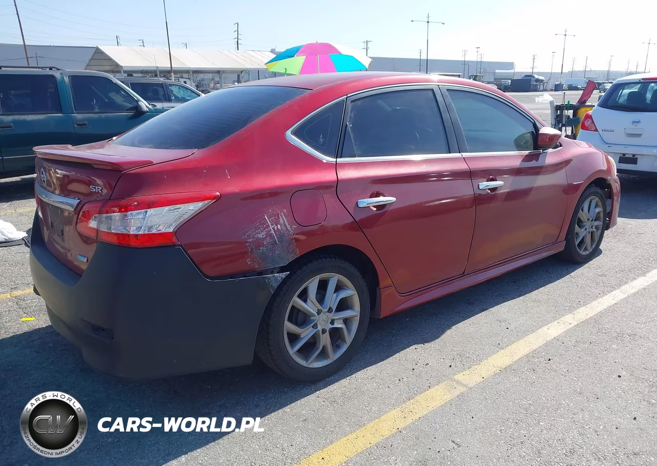2013 Nissan Sentra Sr VIN:3N1AB7AP9DL707712 - 4