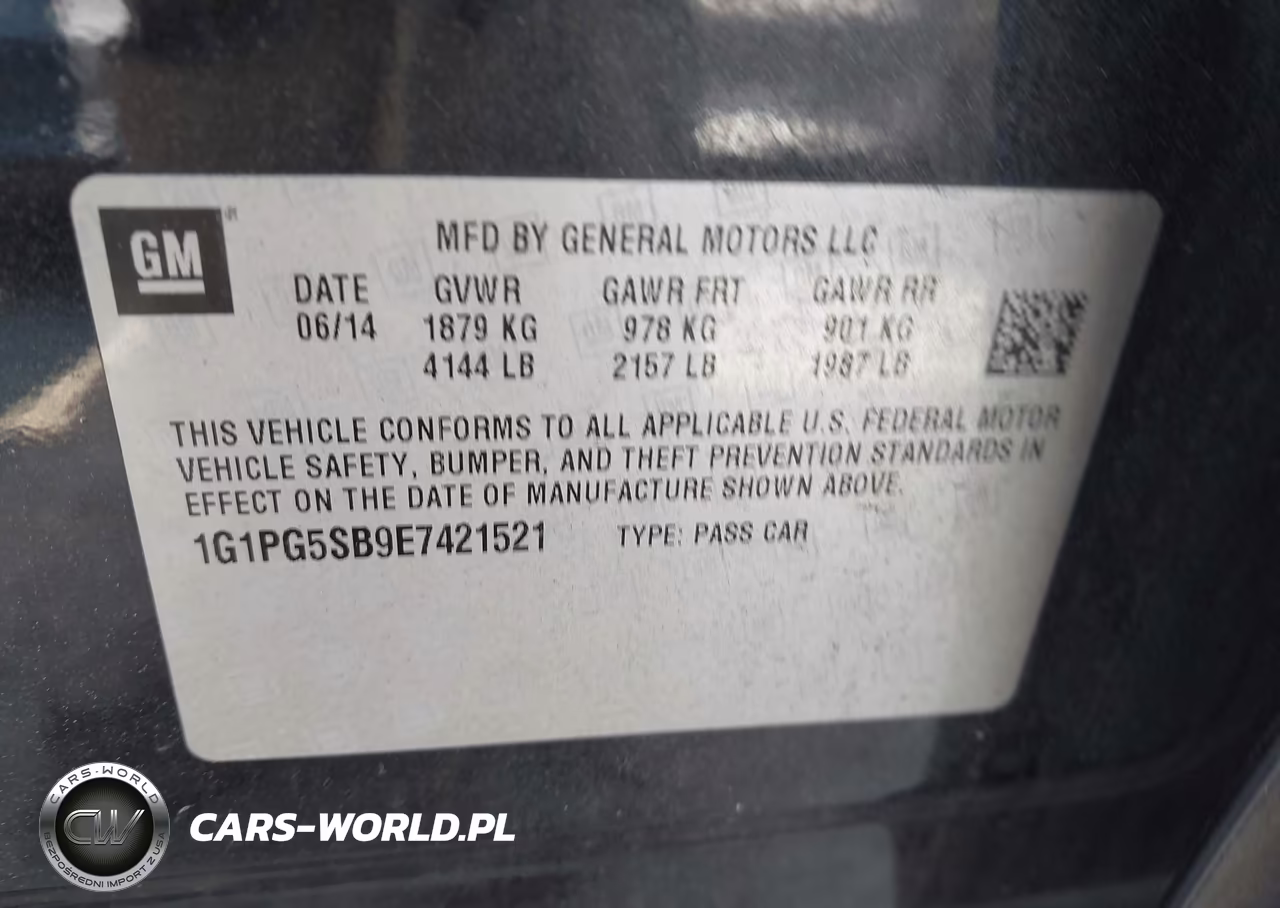 2014 Chevrolet Cruze Ltz VIN:1G1PG5SB9E7421521 - 9