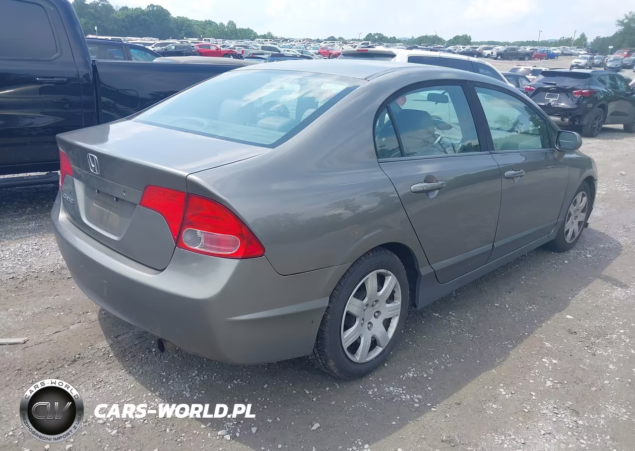 2007 Honda Civic Lx VIN:2HGFA16547H505322 - 4
