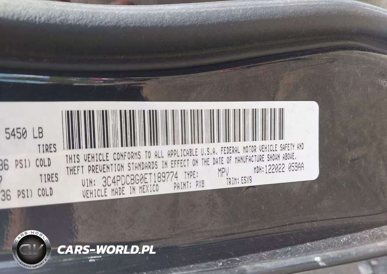 2014 Dodge Journey Sxt VIN:3C4PDCBGOET189774 - 9