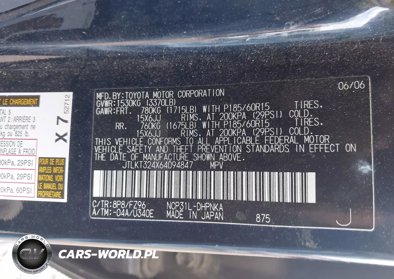 2006 Scion Xb VIN:JTLKT324X64094847 - 9