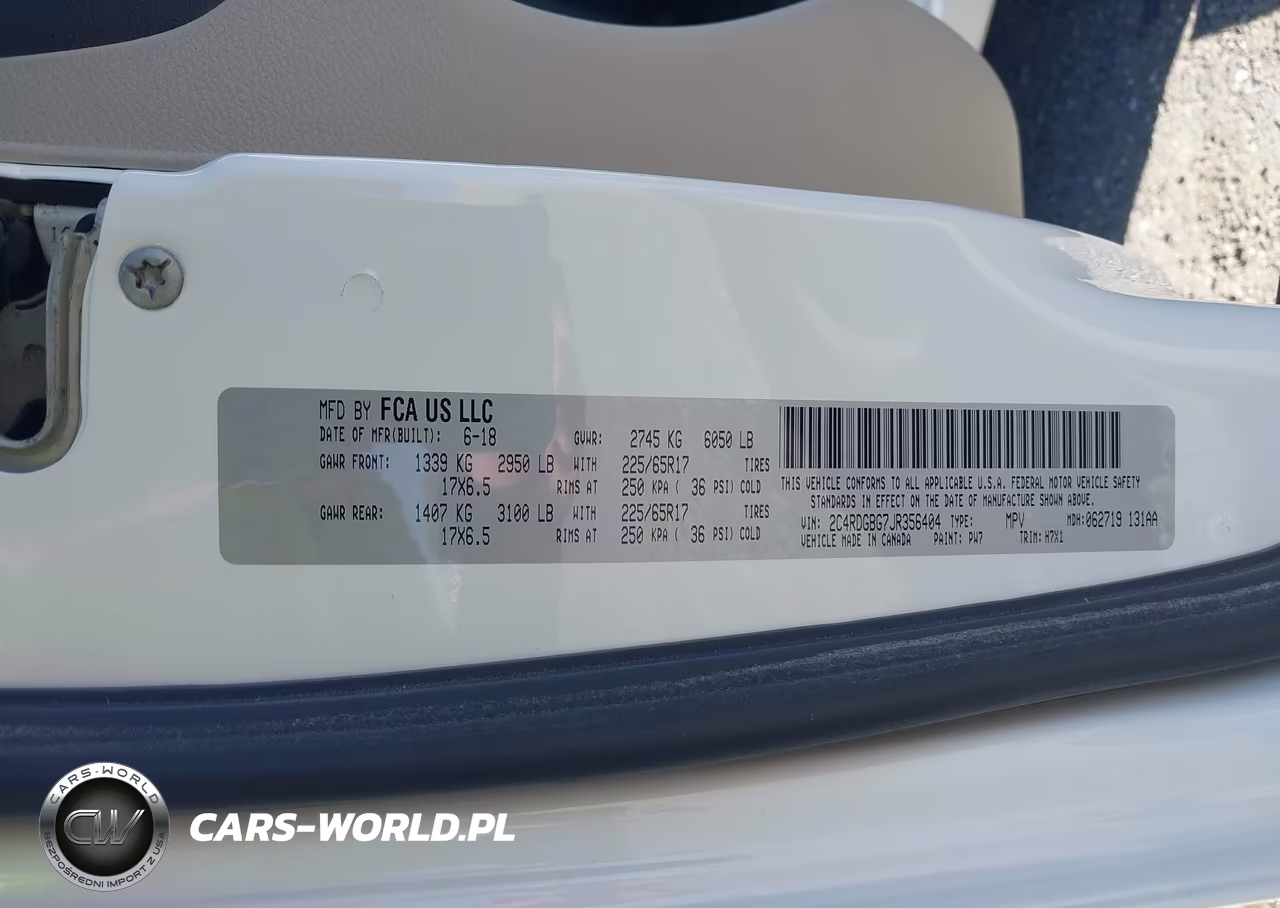 2018 Dodge Grand Caravan Se VIN:2C4RDGBG7JR356404 - 9