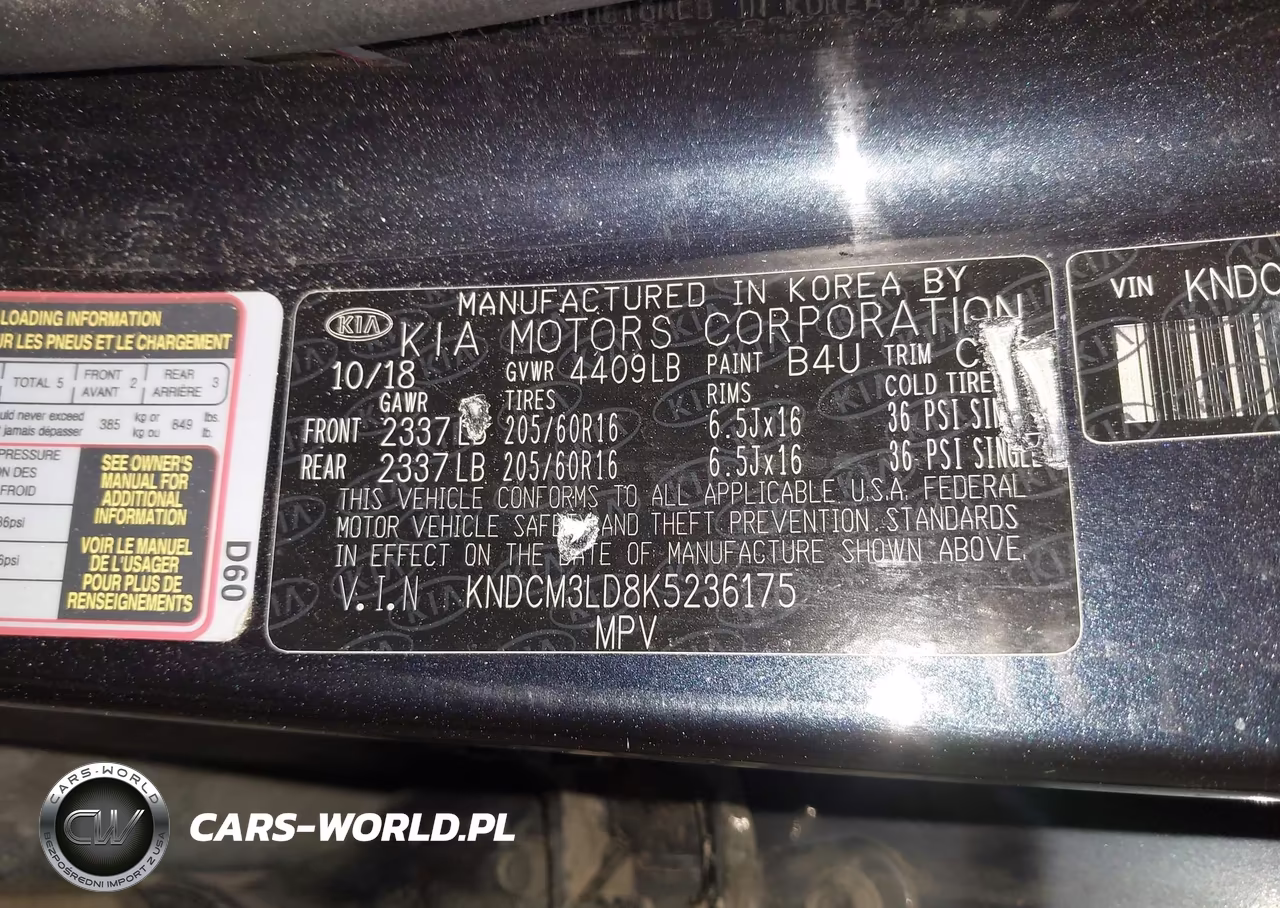 2019 Kia Niro Plug-In Hybrid Lx VIN:KNDCM3LD8K5236175 - 9
