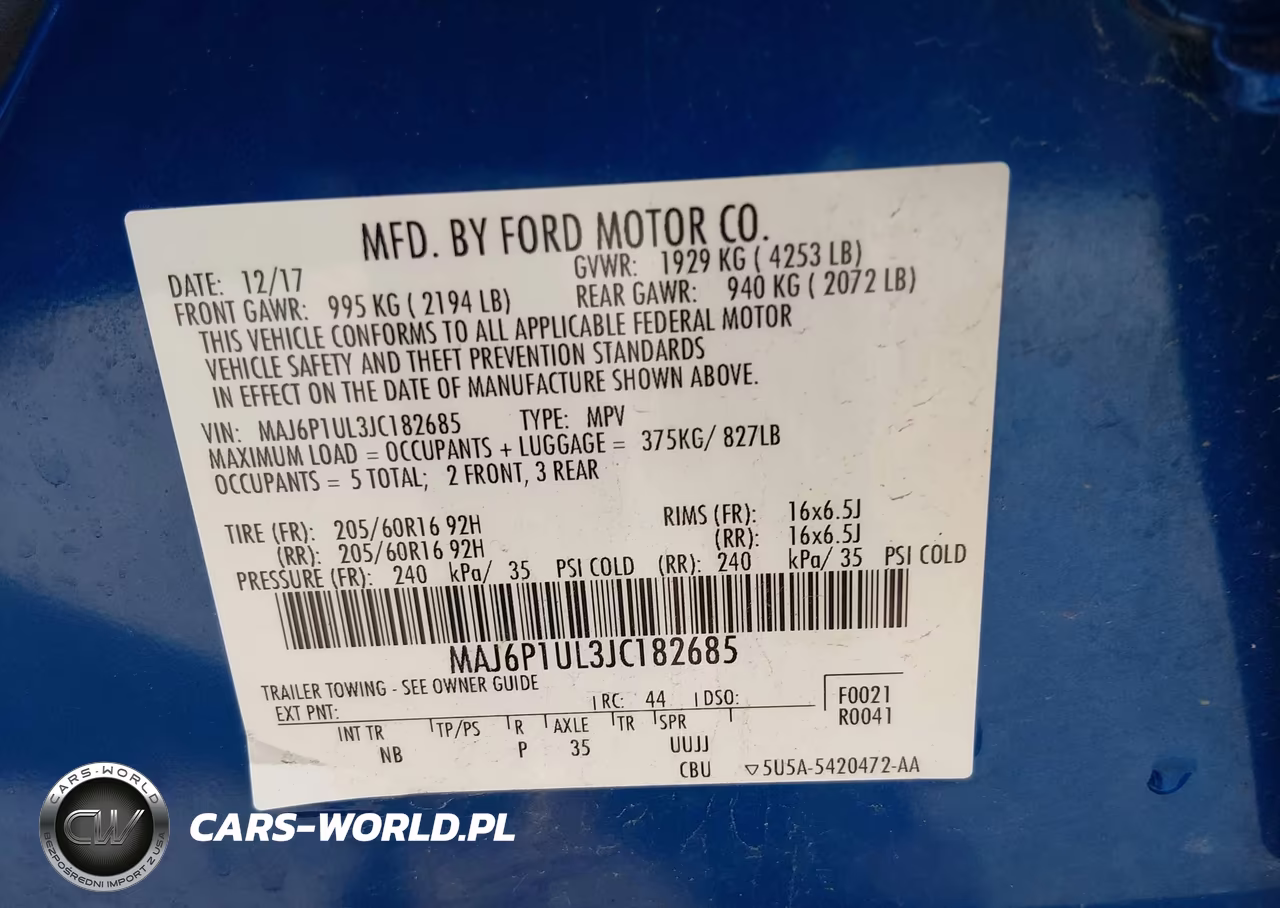 2018 Ford Ecosport Se VIN:MAJ6P1UL3JC182685 - 9