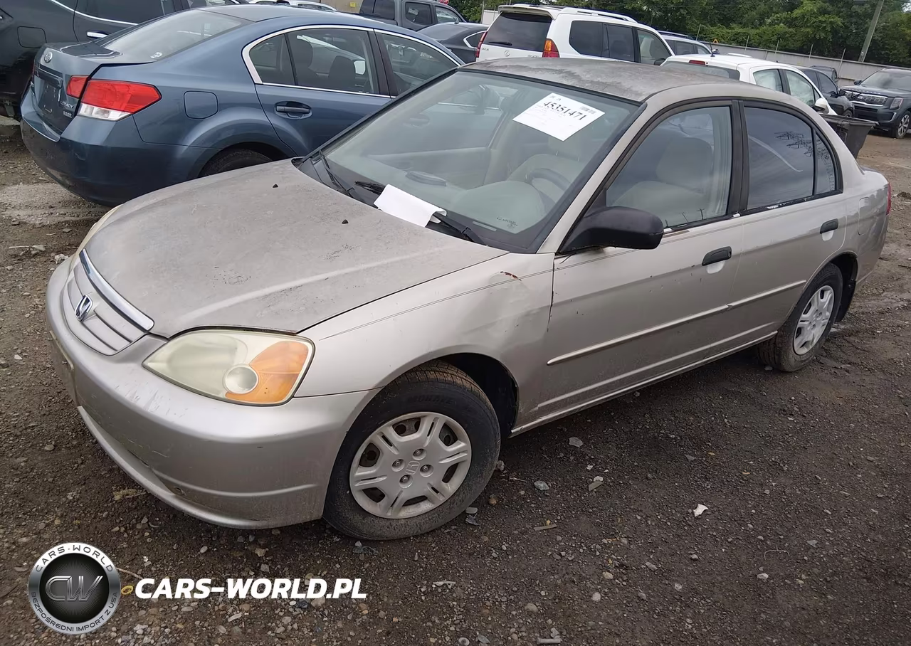 2001 Honda Civic Lx VIN:1HGES155X1L025399 - 2