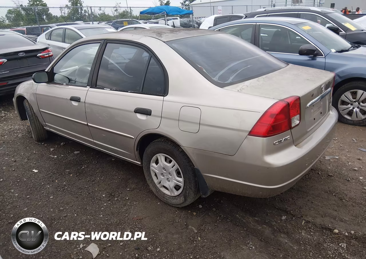 2001 Honda Civic Lx VIN:1HGES155X1L025399 - 3