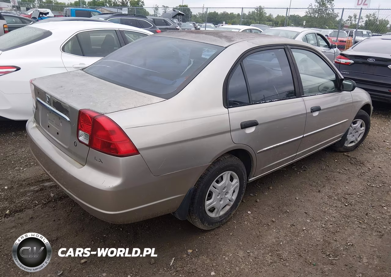 2001 Honda Civic Lx VIN:1HGES155X1L025399 - 4