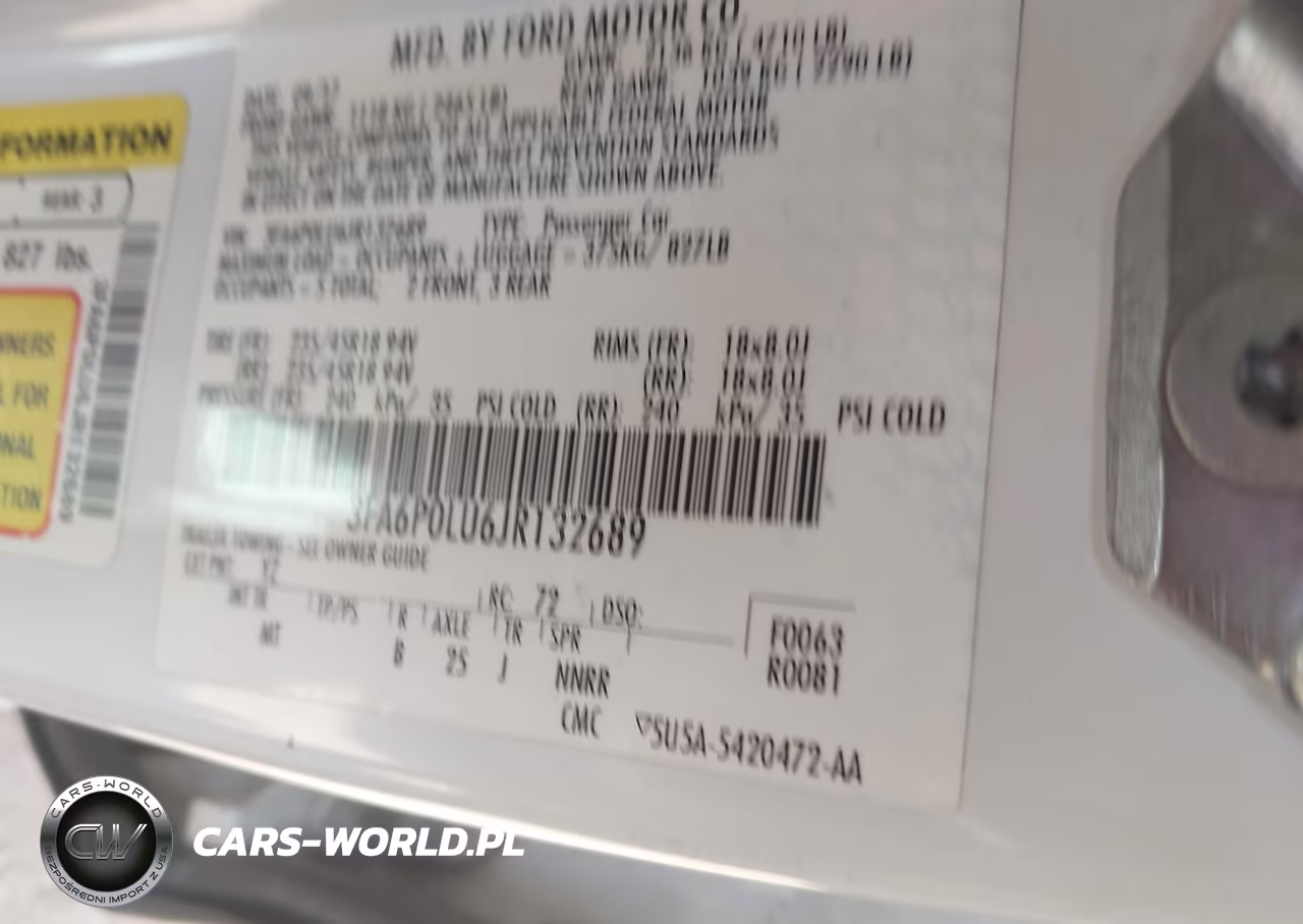 2018 Ford Fusion Hybrid Se VIN:3FA6P0LU6JR132689 - 9