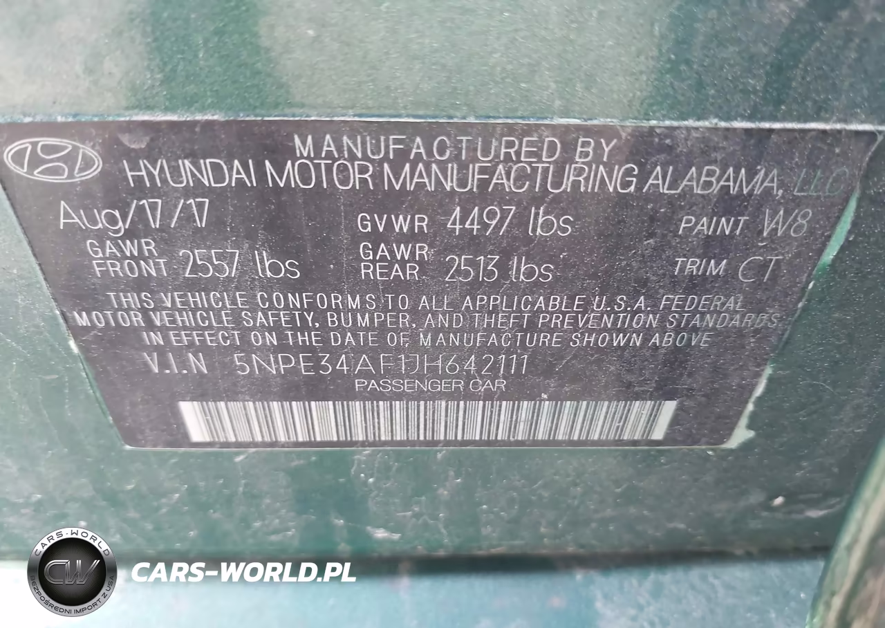 2018 Hyundai Sonata Sport VIN:5NPE34AF1JH642111 - 9