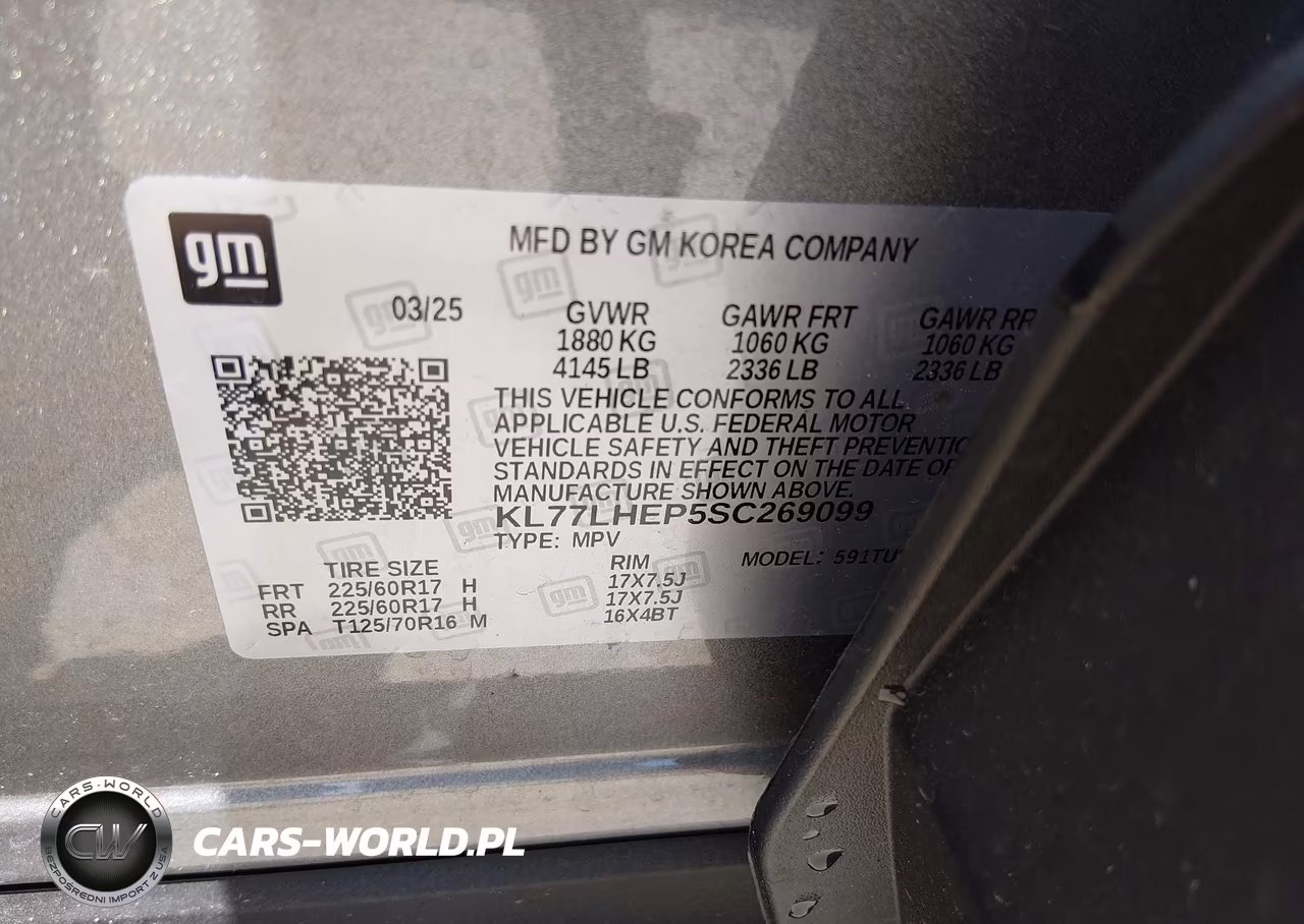 2025 Chevrolet Trax Fwd Lt VIN:KL77LHEP5SC269099 - 9
