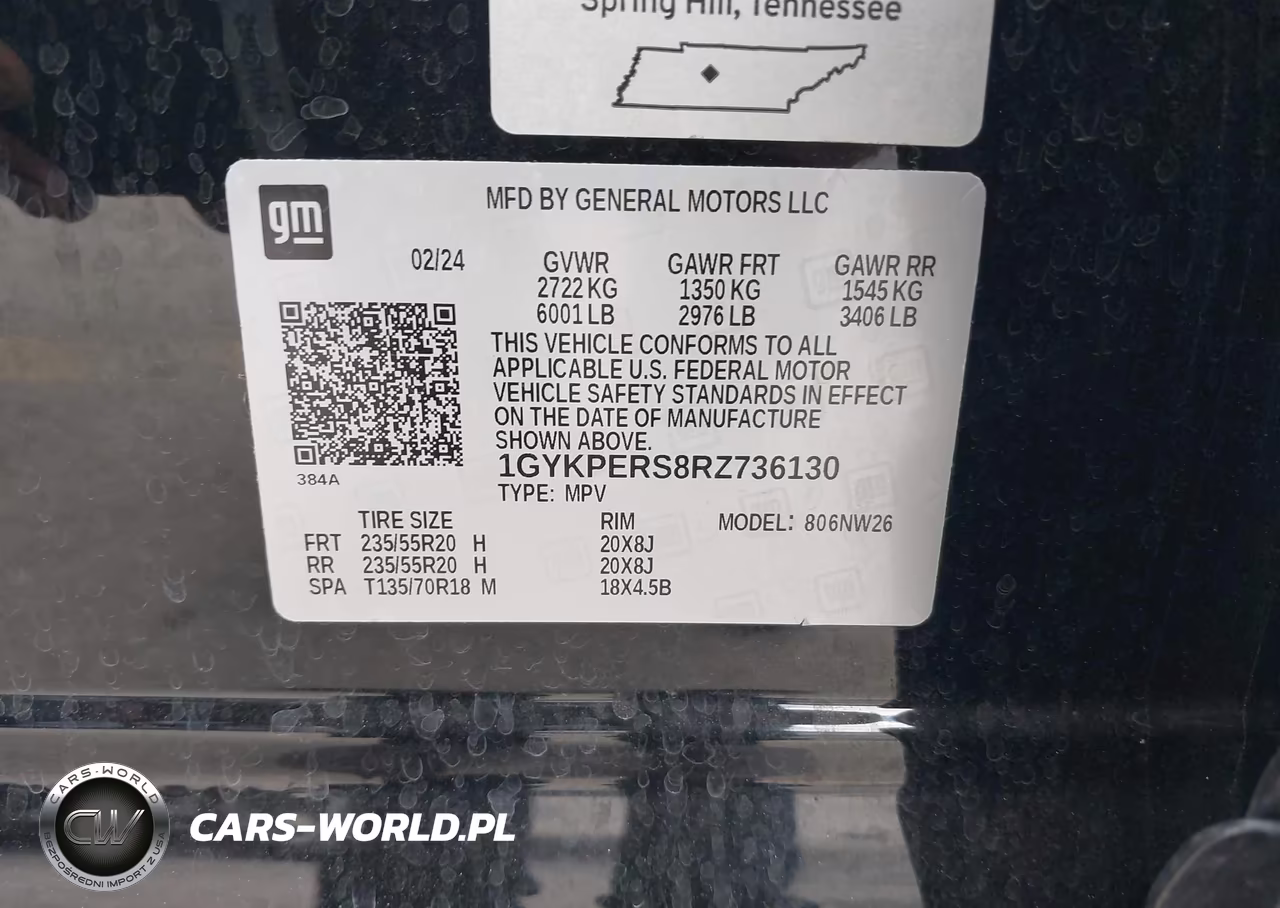 2024 Cadillac Xt6 Fwd Premium Luxury VIN:1GYKPERS8RZ736130 - 9
