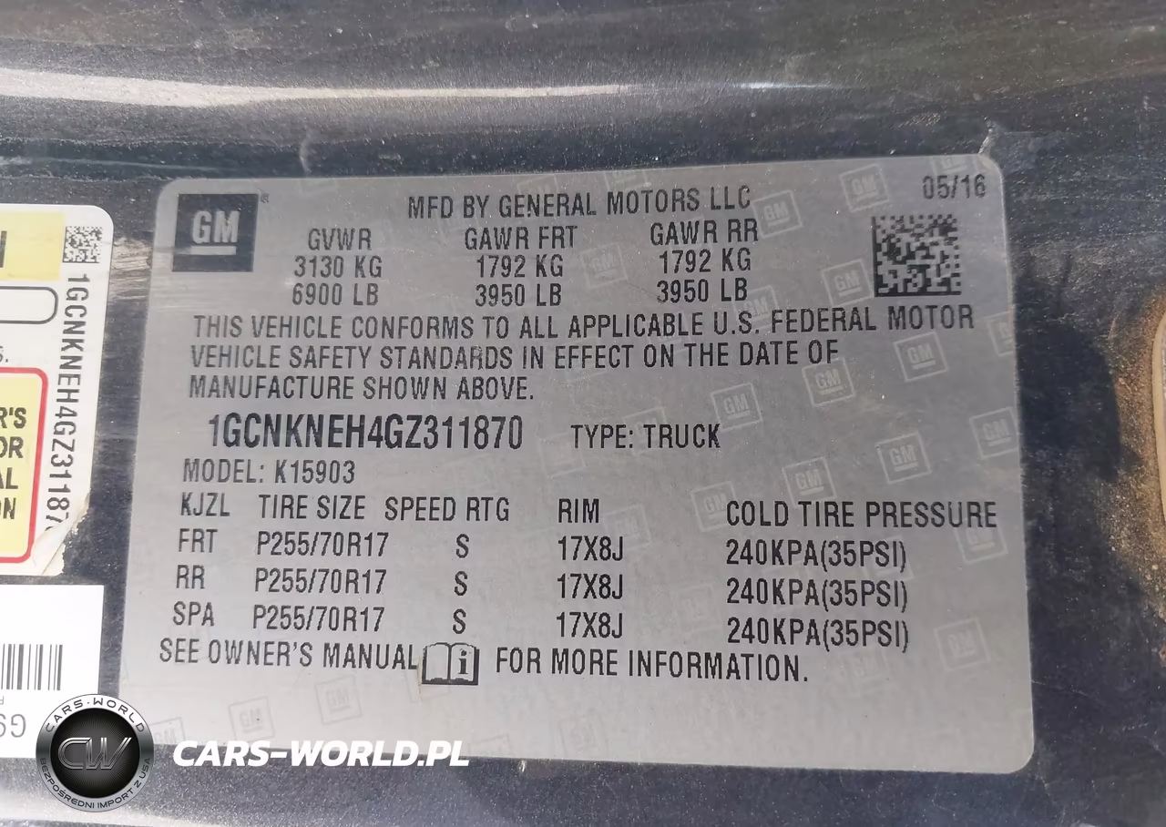 2016 Chevrolet Silverado 1500 Work Truck VIN:1GCNKNEH4GZ311870 - 9