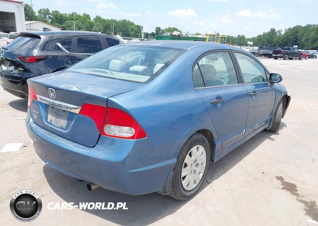 2009 Honda Civic Vp VIN:1HGFA16349L013846 - 4
