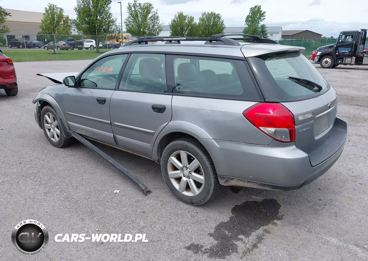 2009 Subaru Outback 2.5I VIN:4S4BP61C597324707 - 3