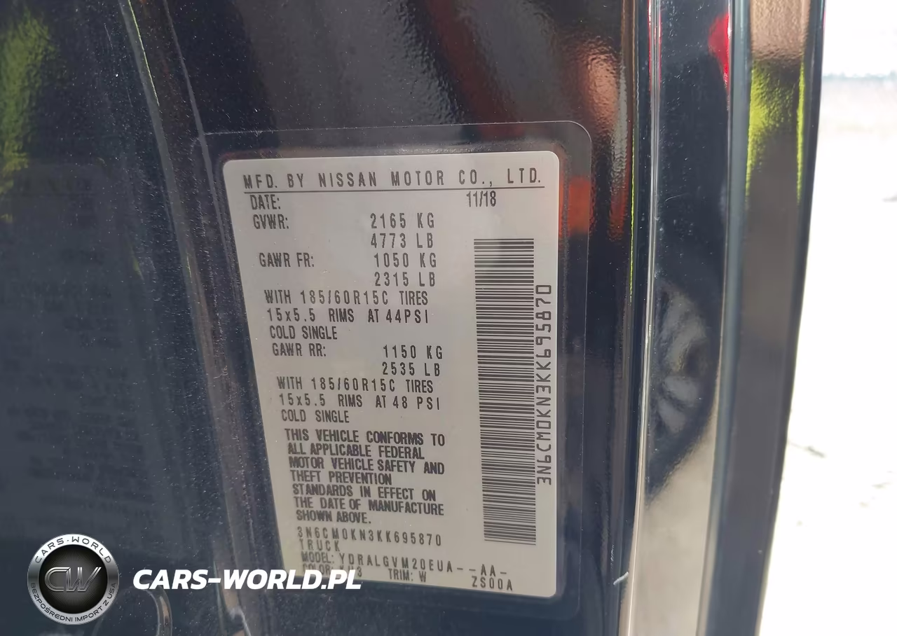 2019 Nissan Nv200 Sv VIN:3N6CM0KN3KK695870 - 9