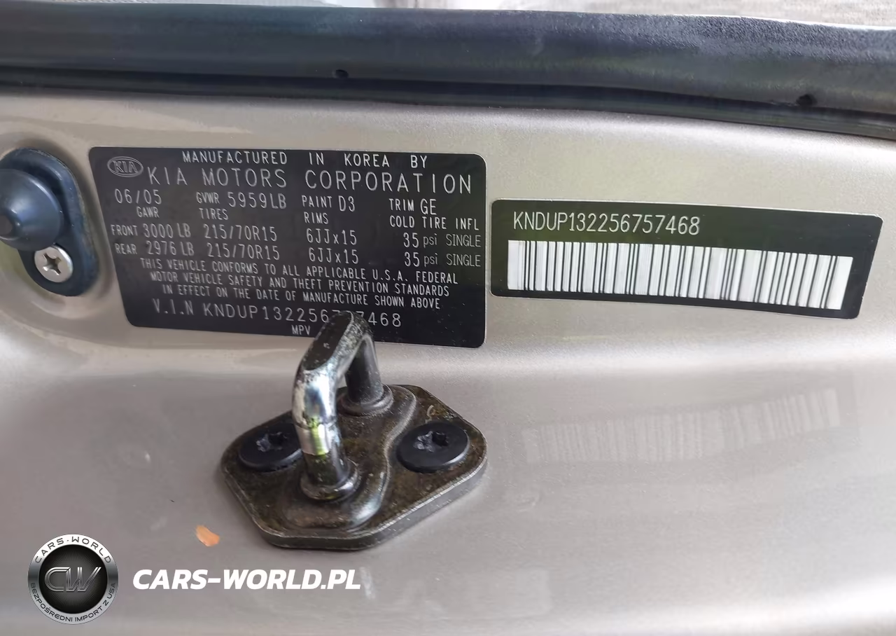 2005 Kia Sedona Ex-Lx VIN:KNDUP132256757468 - 9