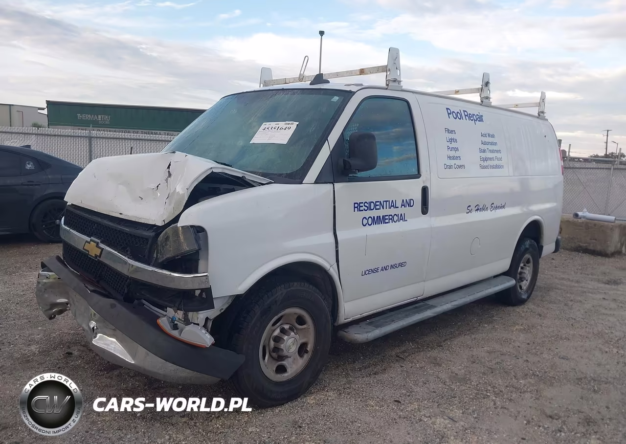 2021 Chevrolet Express Cargo Rwd 2500 Regular Wheelbase Wt VIN:1GCWGAFP7M1299972 - 2