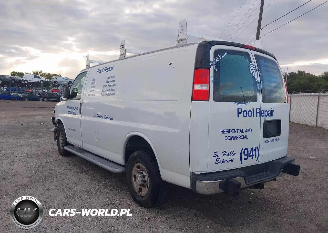 2021 Chevrolet Express Cargo Rwd 2500 Regular Wheelbase Wt VIN:1GCWGAFP7M1299972 - 3