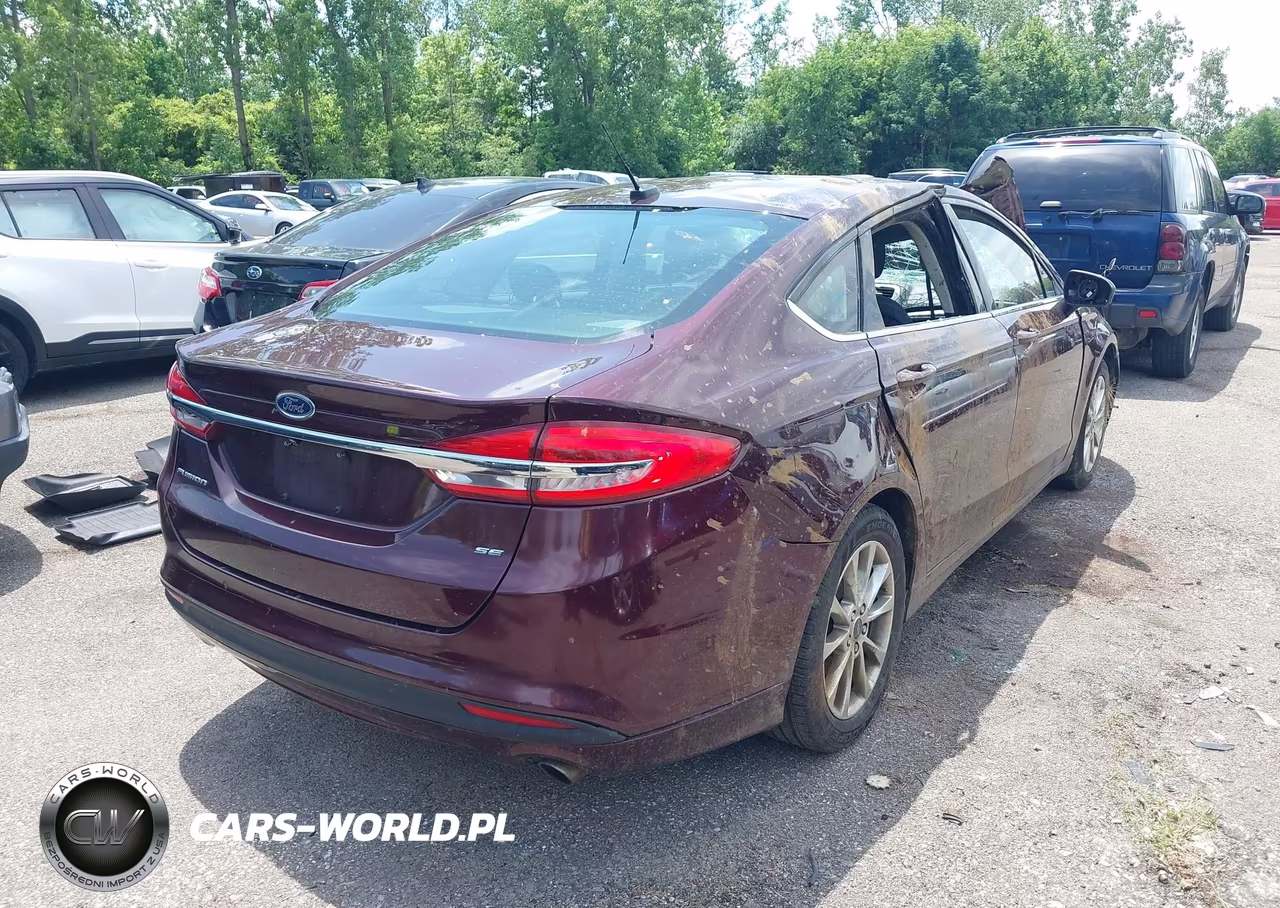 2017 Ford Fusion Se VIN:3FA6P0H71HR108720 - 4