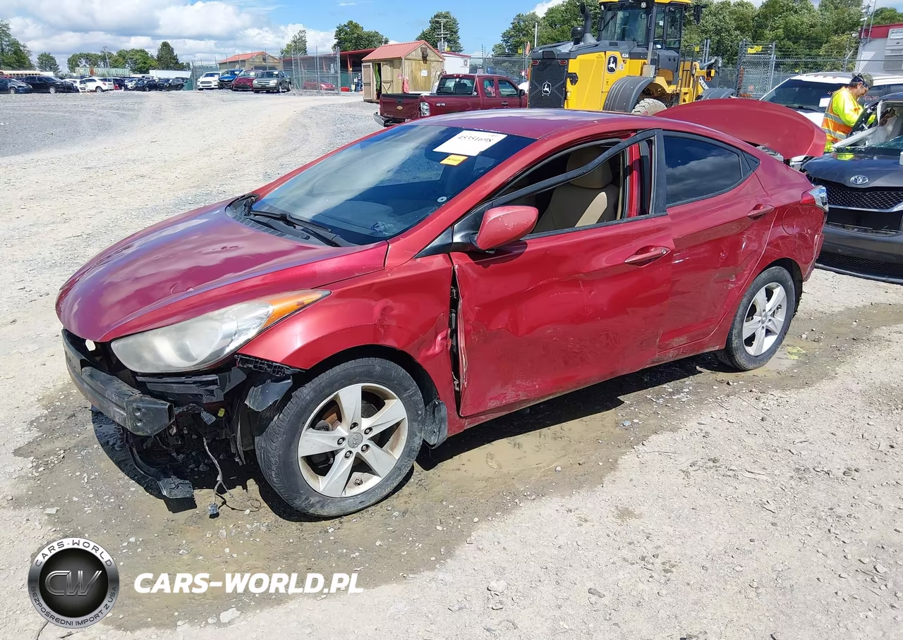2013 Hyundai Elantra Gls VIN:KMHDH4AE3DU532946 - 2
