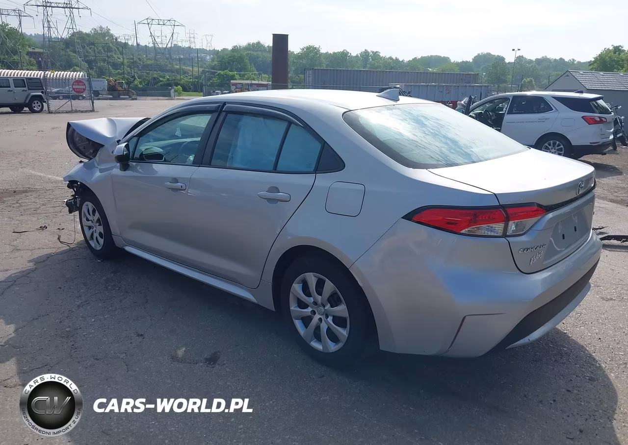 2021 Toyota Corolla Le VIN:5YFEPMAE2MP215572 - 3