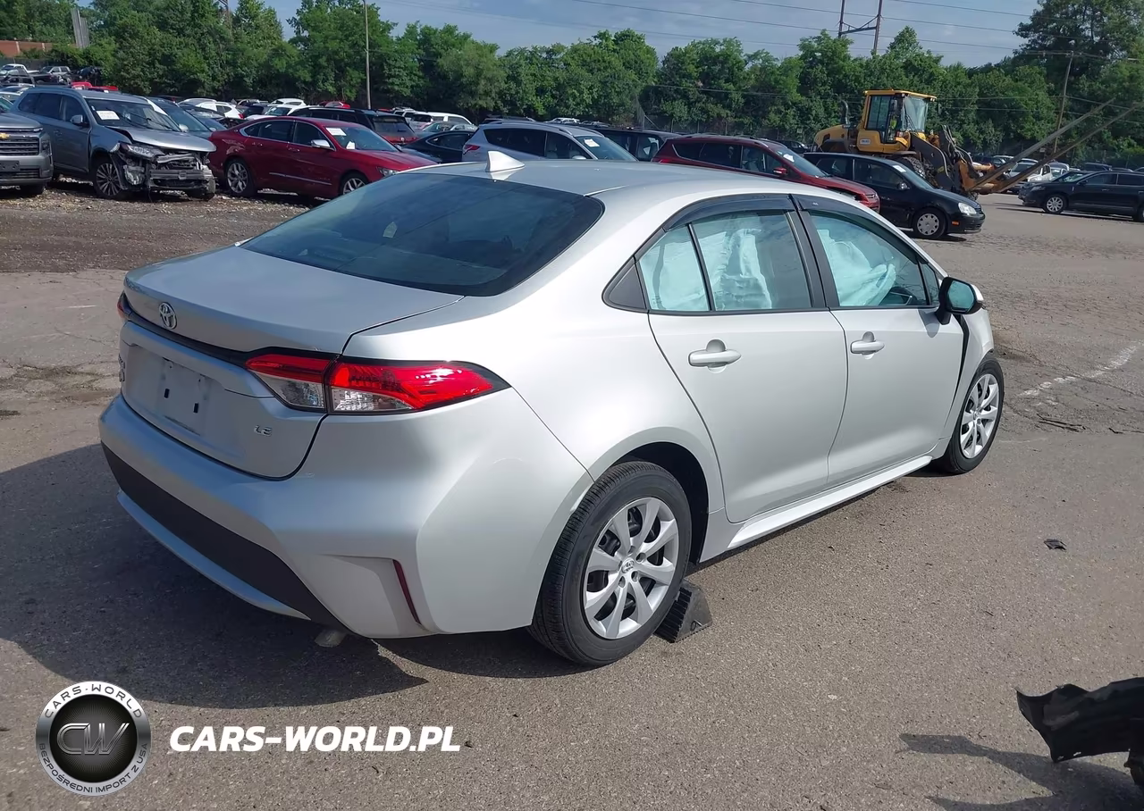 2021 Toyota Corolla Le VIN:5YFEPMAE2MP215572 - 4