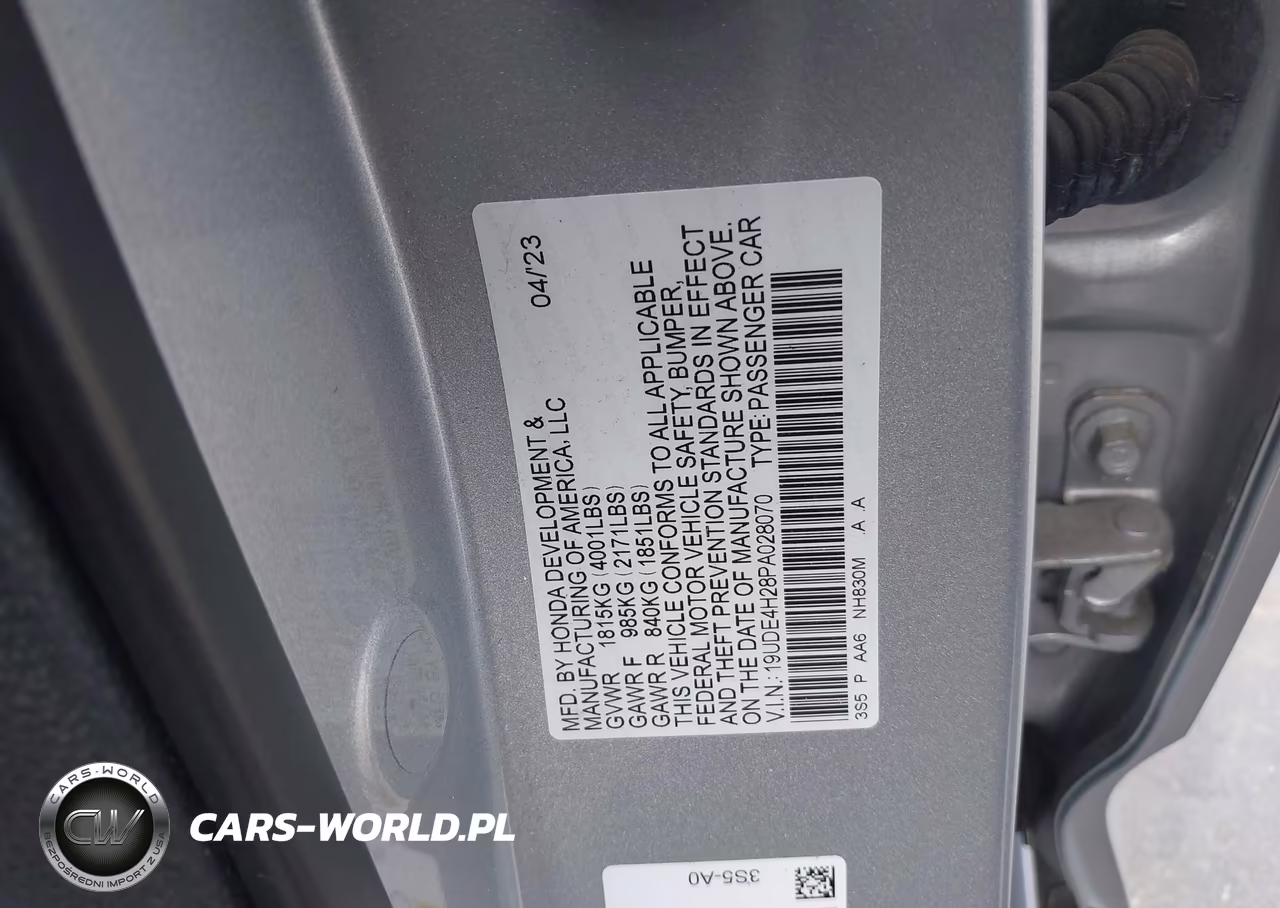 2023 Acura Integra VIN:19UDE4H28PA028070 - 9