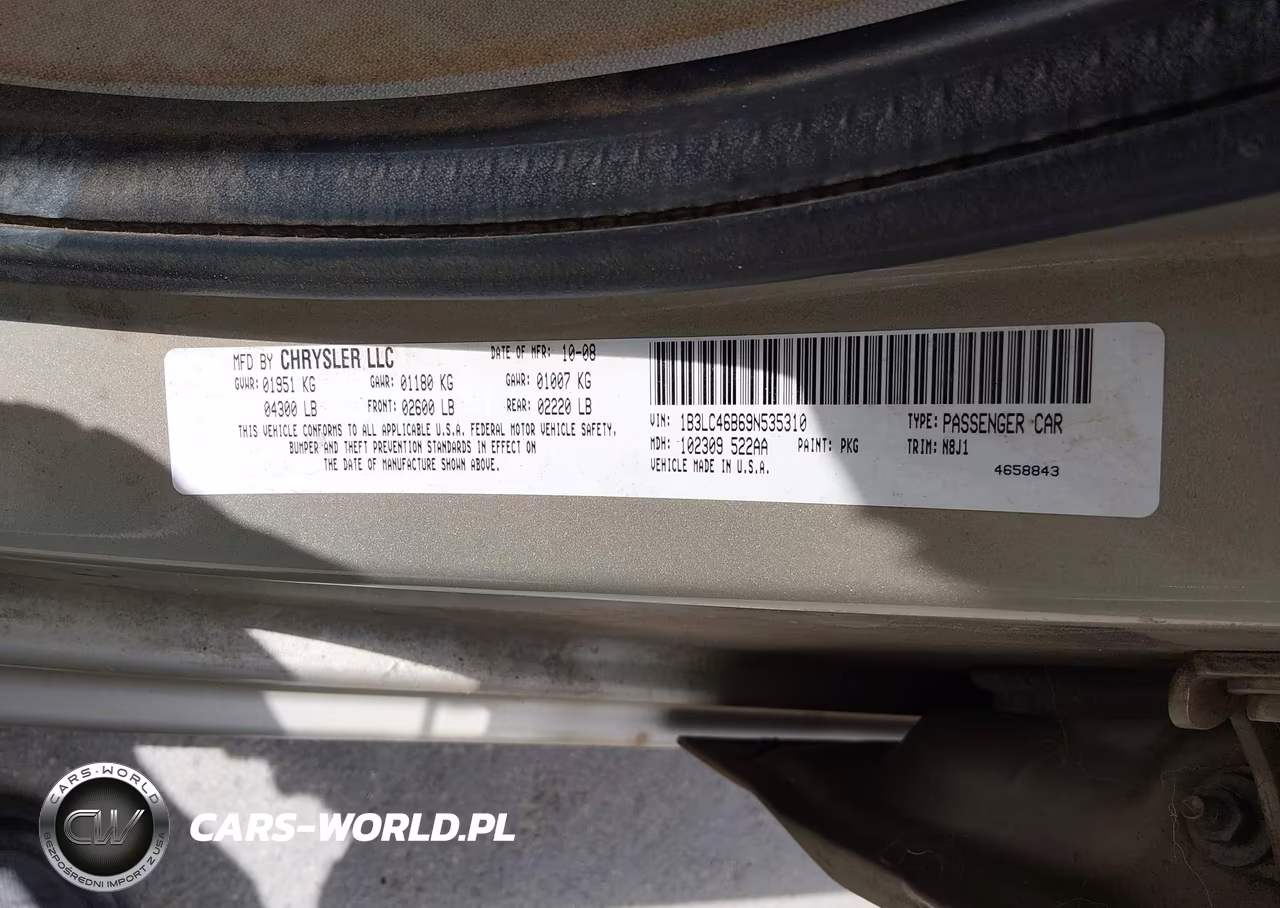 2009 Dodge Avenger Se-Sxt VIN:1B3LC46B69N535310 - 9