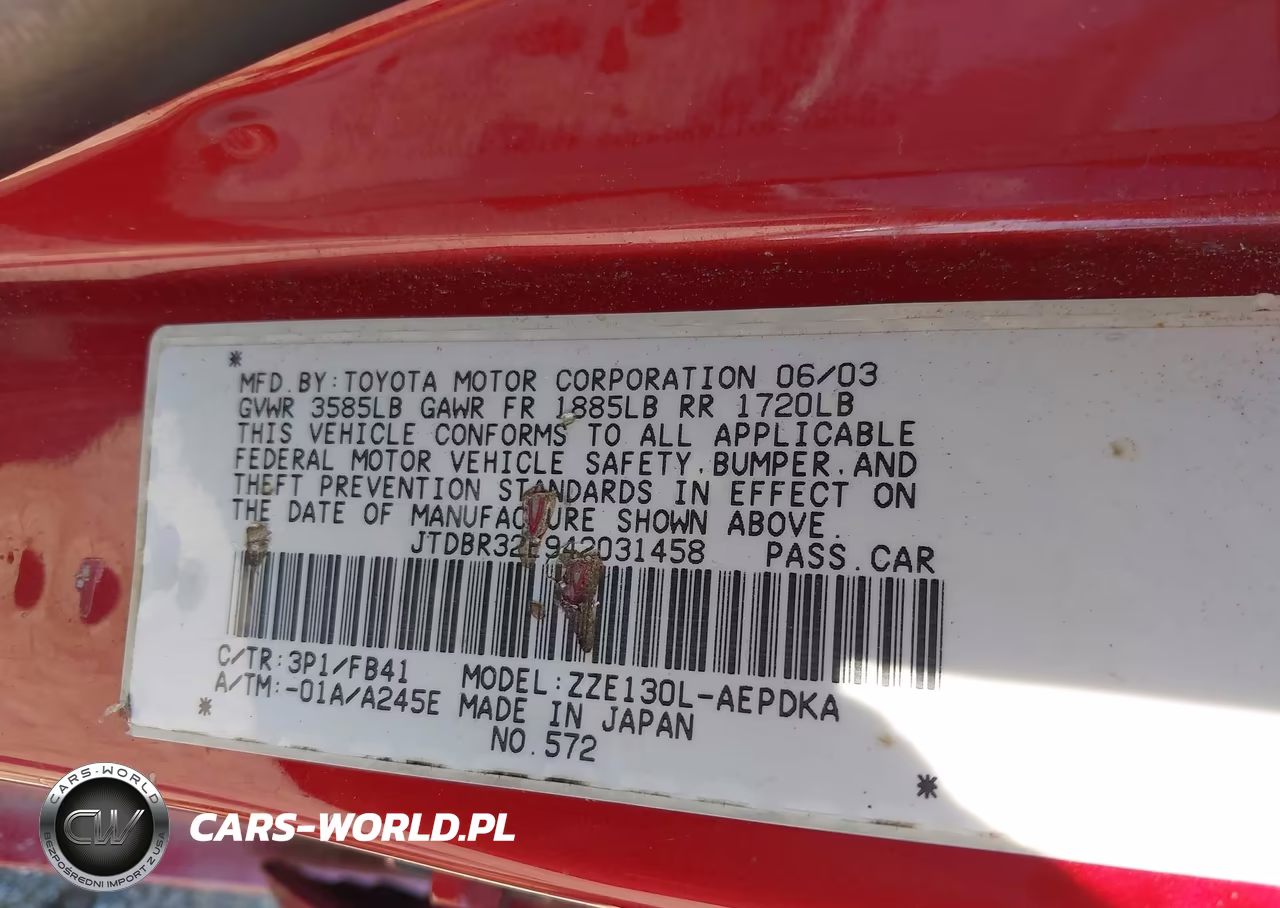 2004 Toyota Corolla Ce VIN:JTDBR32E942031458 - 9