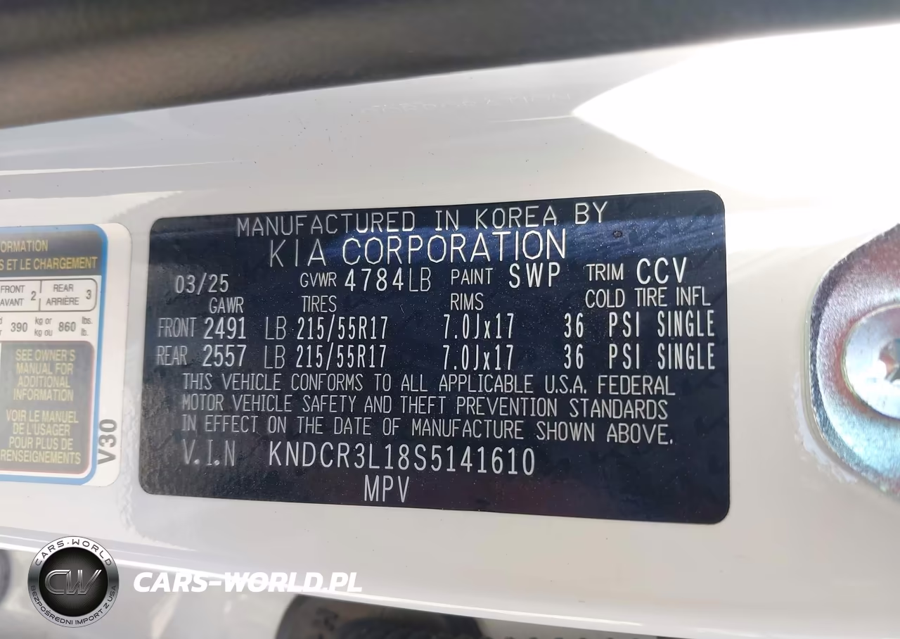 2025 Kia Niro Ev Wind VIN:KNDCR3L18S5141610 - 9