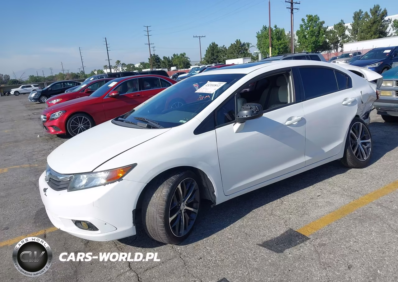 2012 Honda Civic Ex-L VIN:19XFB2F94CE348398 - 2