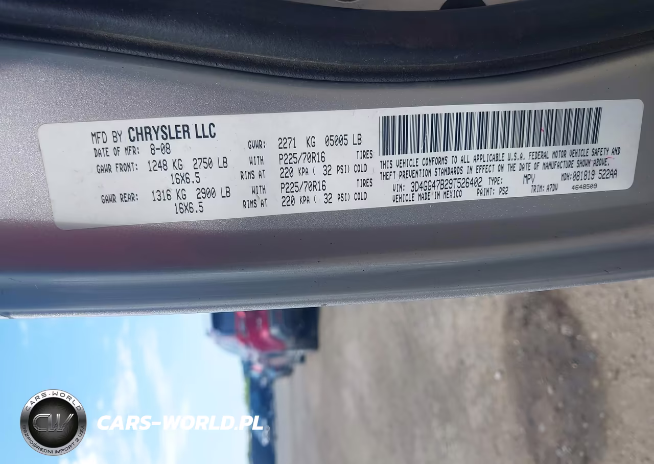 2009 Dodge Journey Se VIN:3D4GG47B29T526402 - 9