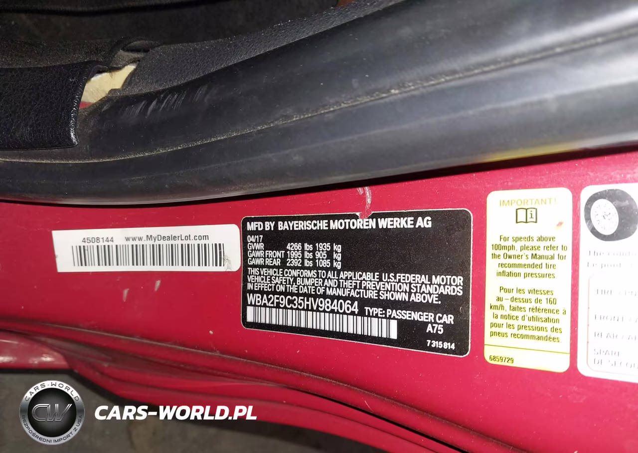 2017 BMW 230I VIN:WBA2F9C35HV984064 - 9