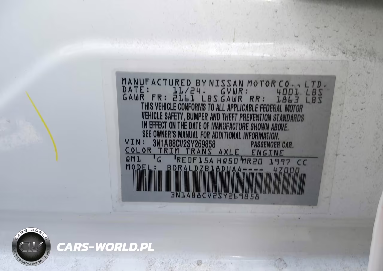 2025 Nissan Sentra Sv VIN:3N1AB8CV2SY269858 - 9