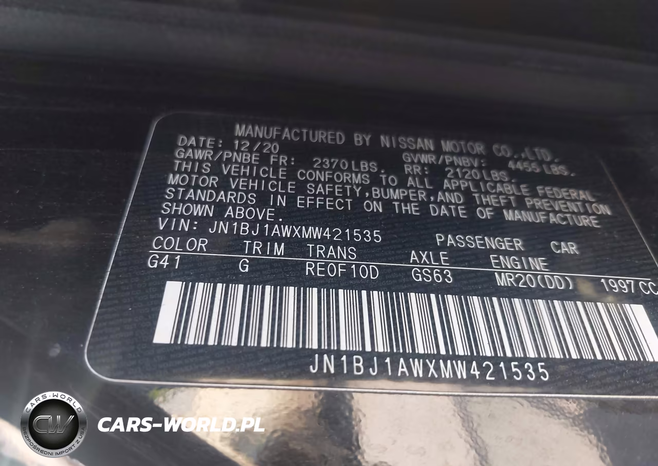2021 Nissan Rogue Sport S Awd Xtronic Cvt VIN:JN1BJ1AWXMW421535 - 9