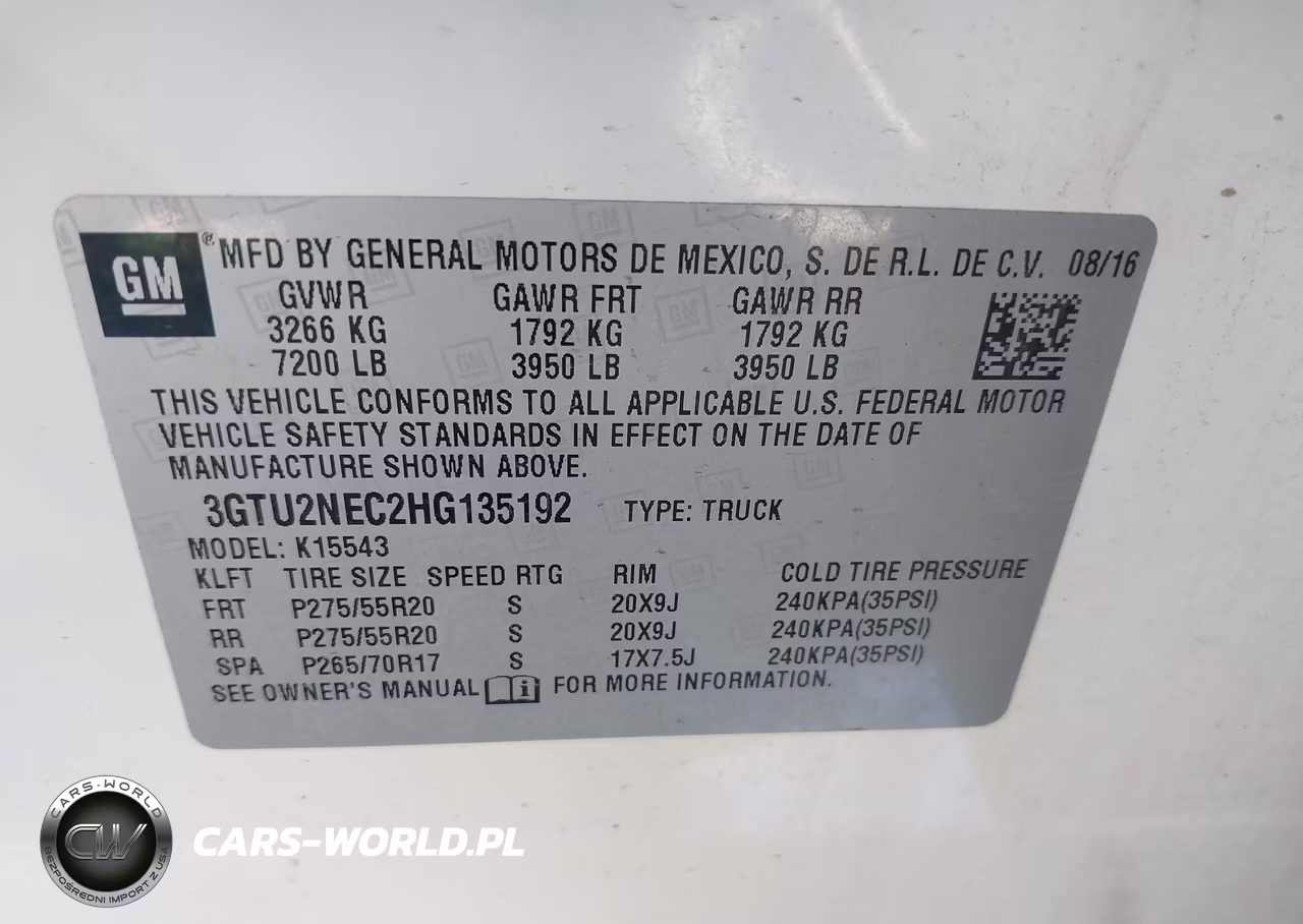 2017 GMC Sierra 1500 Slt VIN:3GTU2NEC2HG135192 - 9