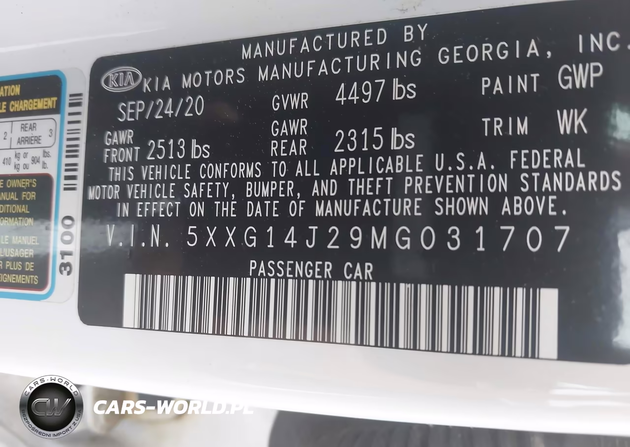 2021 Kia K5 Lxs VIN:5XXG14J29MG031707 - 9