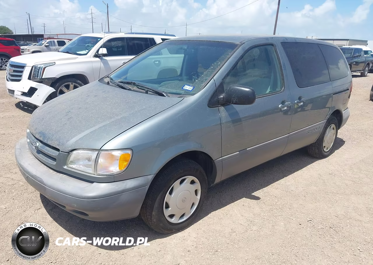 2000 Toyota Sienna Ce VIN:4T3ZF19C6YU247183 - 2