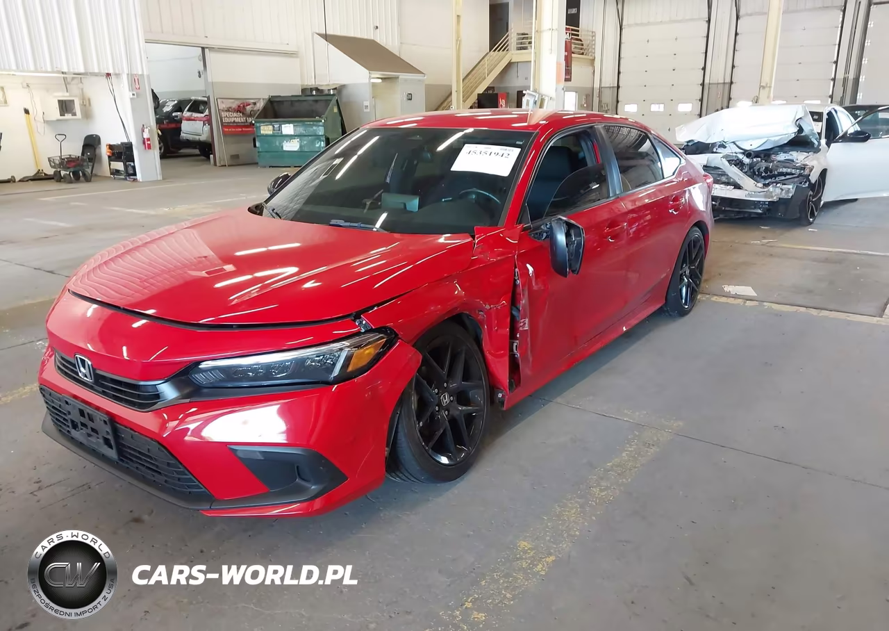 2022 Honda Civic Sport VIN:2HGFE2F59NH531129 - 2